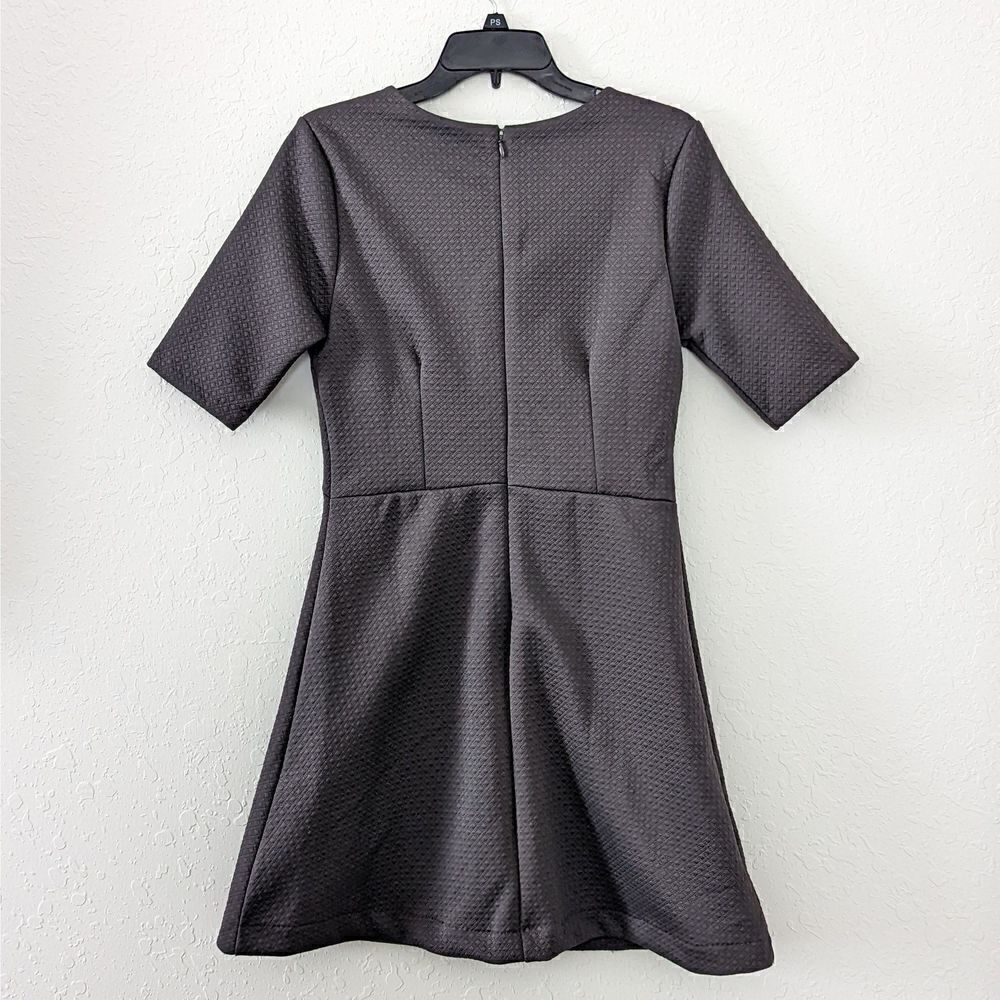 NWT Banana Republic Dress Women's Fit & Flare Midi Gray Brand New Dark Academia - Picture 6 of 10